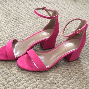 Pink heels